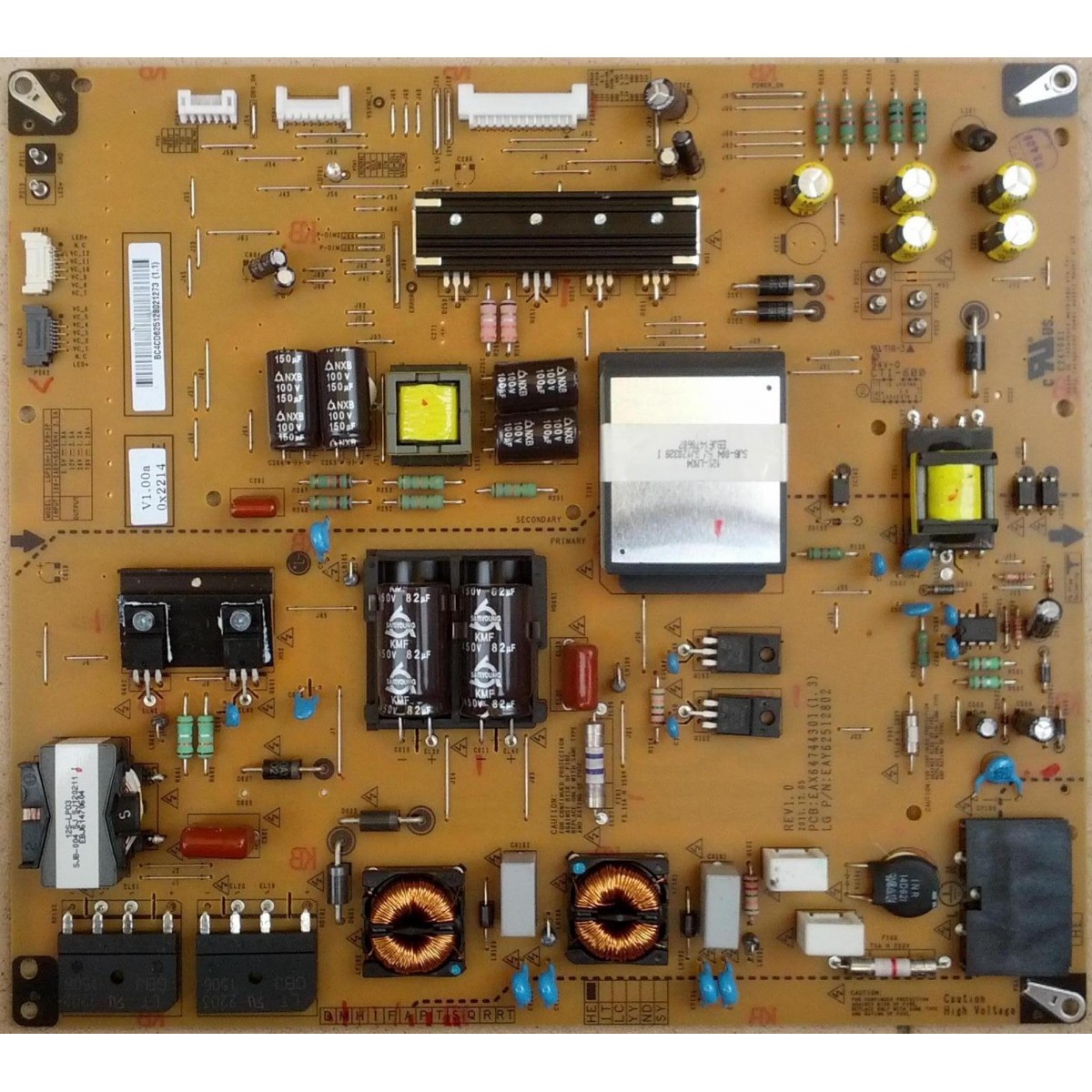 LG 55LM8600 POWER BOARD EAY62512802 EAX64744301