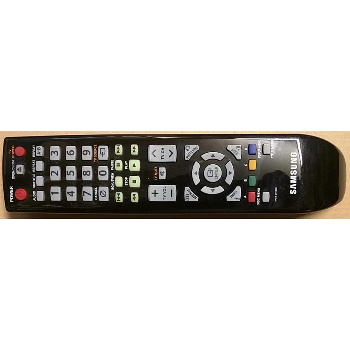 ORIGINAL SAMSUNG REMOTE BDP1600 BDP3600 BDP1600 BDP3600 AK5900104K