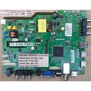 AKAI AK-DC322016 MAIN BOARD L17020326 TP.S506.PB818