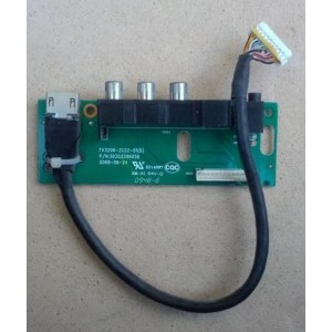 AWA MSDV3203 SIDE AV BOARD TV3206-ZC22-01 303C3206056 