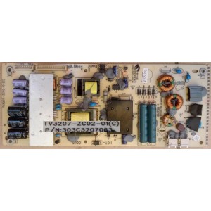 AWA TV3245-D7 POWER BOARD 303C3207063 TV3207-ZC02-01