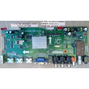 BAUHN ATV-32HDC1N MAIN BOARD T.MSD306.32A 11202 KA306M326