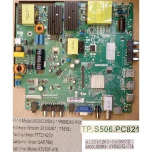 BAUHN ATV50F-415 MAIN BOARD A15010260 TP.S506.PC821 214270