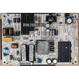 PW.75W2.801 BAUHN ATV50UHDS-0820 POWER BOARD PW.75W2.801 34027151