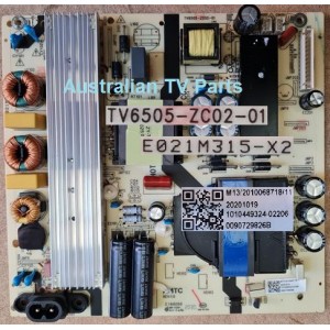 BAUHN ATV58UHDG-0121 POWER BOARD TV6505-ZC02-01 E021M315-X2 1010449324