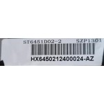 BAUHN ATV65UHDW-1021 SCREEN PANEL ST6451D02-2
