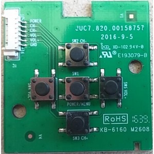 CHANGHONG LED40E2000 KEY BOARD JUG7.820.00158757