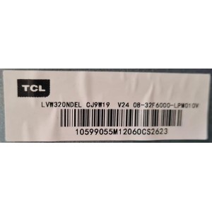 FFALCON 32SF1 SCREEN PANEL LVW320NDEL CJ9W19 V24 08-32F6000-LPM010V