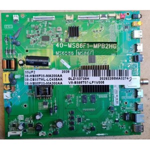 FFALCON 55UF2 MAIN BOARD 40-MS86F1-MPB2HG V8-S586T07