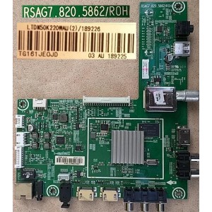 HISENSE 50K220PW MAIN BOARD RSAG7.820.5862 189225 LTDN50K220WAU 189226