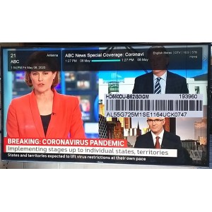 HISENSE 55K3300UW LED SCREEN PANEL HD550DU-B52\S0\SM