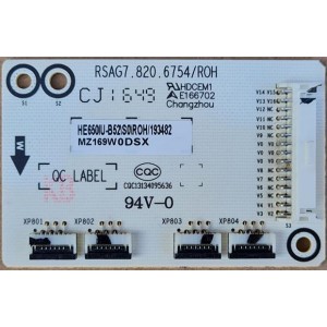HISENSE 65M7000UWG LED SUB CONNECTOR BORAD RSAG7.820.6754