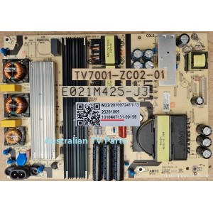 TV7001-ZC02-01 E021M425-J3 1010447131 POWER BOARD HITACHI 75QLEDSM20
