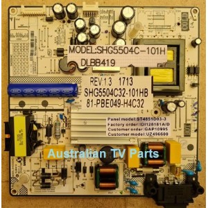 HITACHI UZ496600 POWER BOARD SHG5504C-101H BLBB419 SHG5504C32-101HB 81-PBE049-H4C32