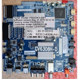 HITACHI UZ507000 MAIN BOARD CV6308H-D RE01CV6308LPA1 (BRAND NEW)