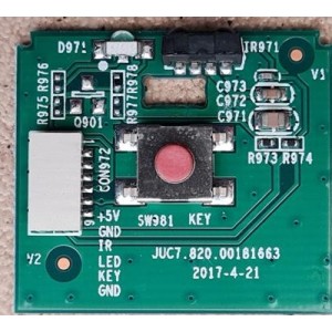 JVC LT-32N3105AC IR KEY BOARD JUC7.820.00181663