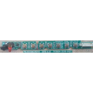 JVC LT-32N370A IR KEY BOARD 303CMG30245 