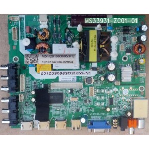JVC LT-32N370A MAIN BOARD MS33931-ZC01-01 2010030953 1010164394