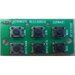 JVC LT-40ND56A KEY BOARD AT0080213 RE0332R012 32RWA01
