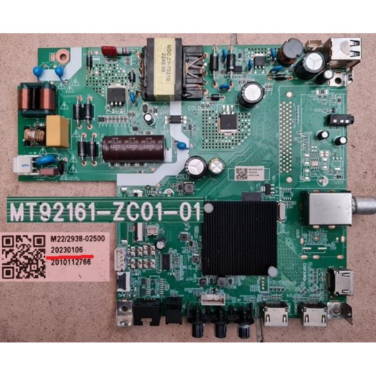 Motherboard TV JVC LT-24HD6WU SSDV3241-ZC01-01 510-140422046-01854 M55/ A51252/17