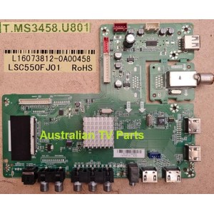 JVC LT-55N770A MAIN BOARD T.MS3458.U801 L16073812