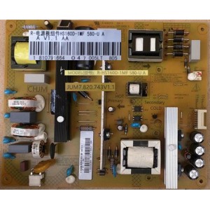 JVC LT-55NQ7105A POWER BOARD R-HS160D-1MF 580-UA JUM7.820.743V1.1