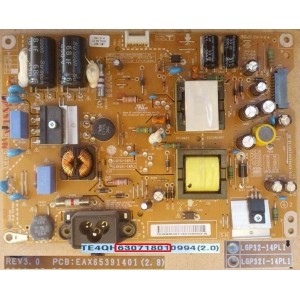 LG 32LB563B POWER BOARD EAY63071801 LGP32-14PL1 EAX65391401