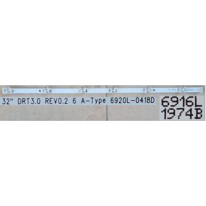 LG 32LF550 A TYPE LED STRIP 6916L1974B 6920L-0418D 32'' DRT3.0 REV0.2 6 A-TYPE