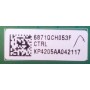 LG 42PX4DV LOGIC MAIN BOARD 6871QCH053F