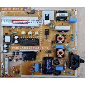 LG 43SM5KB POWER BOARD EAX66232506 LGP43RI-15CH1-IT EAY63630706