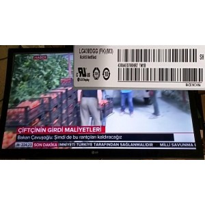 LG 43UJ654T SCREEN REPAIR SERVICE LC430DGG EAJ63928601
