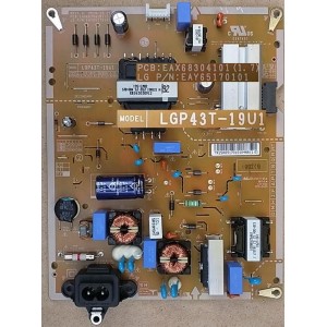 LG 43UM7600 POWER BOARD EAY65170101 LGP43T-19U1 EAX68304101
