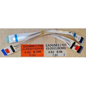 LG 43UN7300 FFC CABLES EAD65611703 EAD65611704