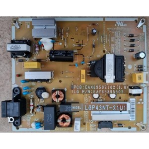 LG 43UP8000 POWER BOARD EAY65895502 EAX69502102 LGP43NT-21U1