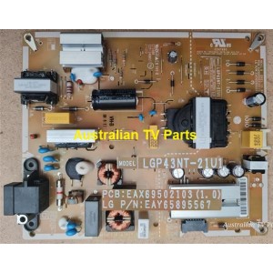 LG 43UT8050PSB POWER BOARD EAX69502103 LGP43NT-21U1 EAY65895567 