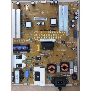 LG 49UF680T POWER BOARD EAY63989201 EAX66490501