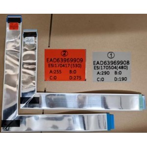 LG 49UJ654T FFC CABLES EAD63969908 EAD63969909