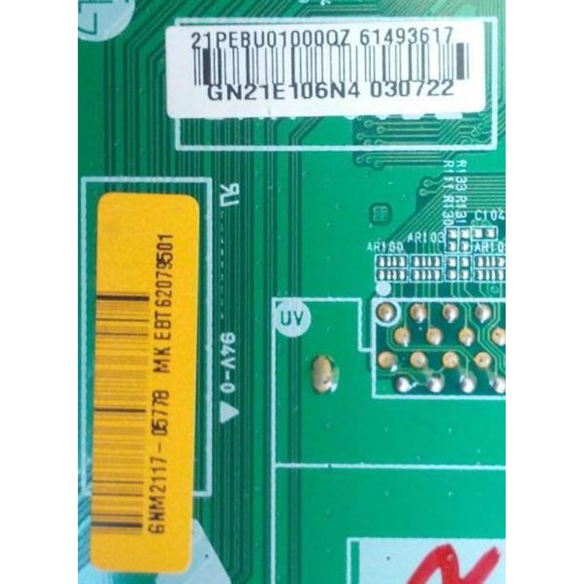 LG 50PA6500 MAIN BOARD EBU61493617 EBT62079501 EAX64280504