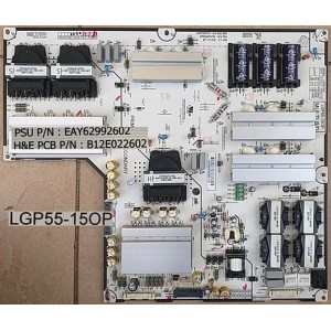 LG 55EF950T POWER BOARD EAY62992602 B12E012602 LGP55-15OP