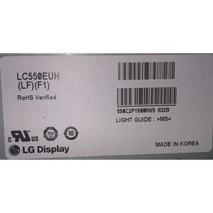 LG 55LA8600 SCREEN PANEL LC550EUH EAJ62270501