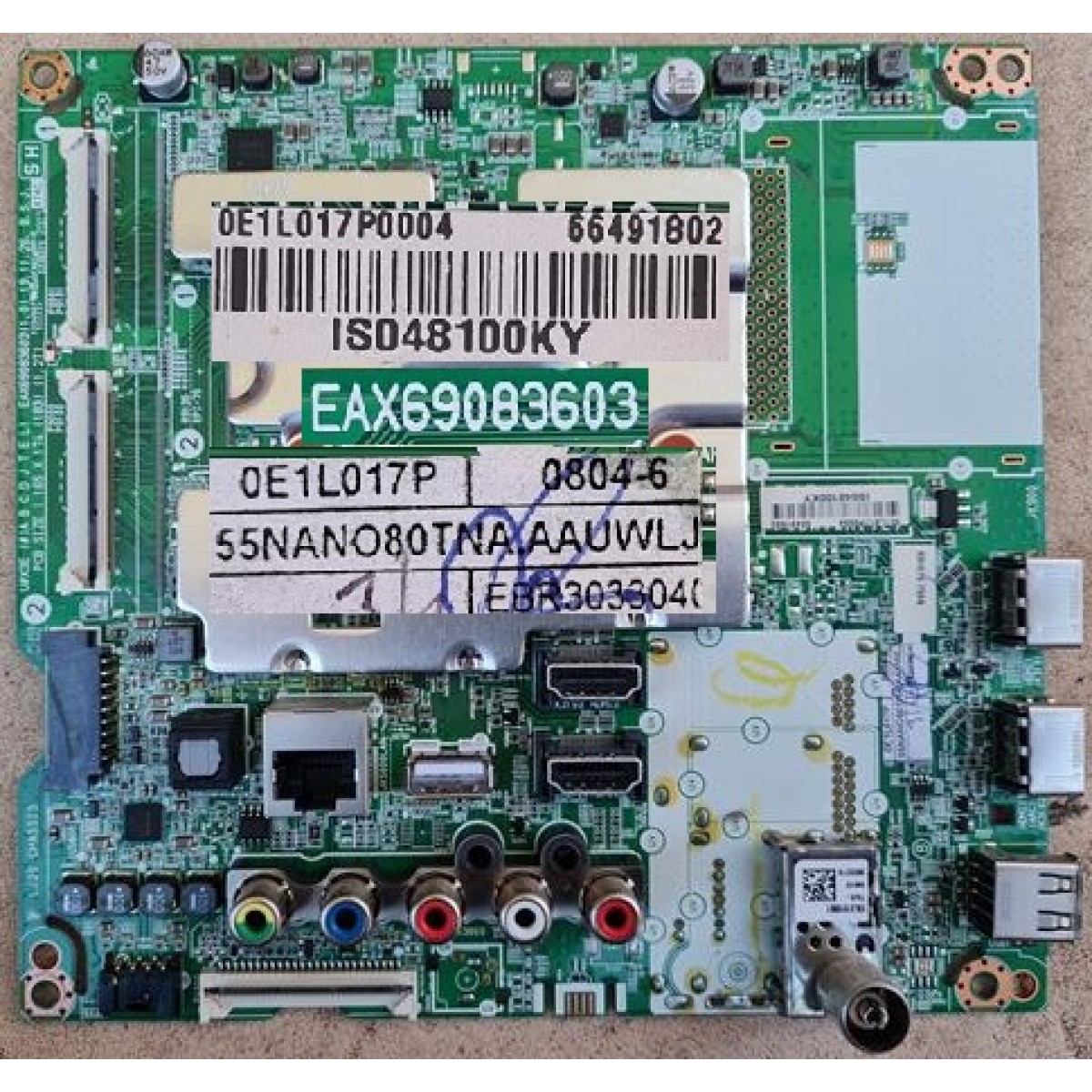 Carte Mère LG Pour TV 49NANO80/81 – Référence EAX69083603 – NEUVE