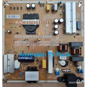 LG 55UT8050PSB POWER BOARD EAY65895569 EPCD14CD1A SPCR03159A LGP55AT-22U1