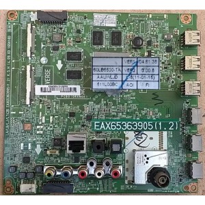 LG 60LB6500 MAIN BOARD EBU62483801 EAX65363905 62943504 EBU62483802