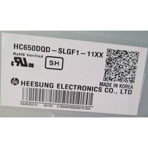 LG 65LA9700 SCREEN PANEL HC650DQD-SLGF1-11XX EAJ62452101