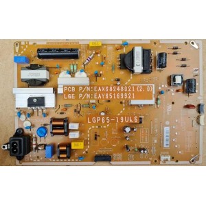 LG 65NANO80TNA POWER BOARD EAY65169921 EAX68248021 LGP65-19UI.6