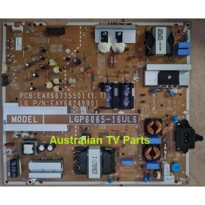 LG 65UH770T POWER BOARD EAX66735501 EAY64249901 LGP6065-16UL6