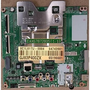 LG 65UK7550PTA MAIN BOARD EBR65196601 EAX67872805 64743901