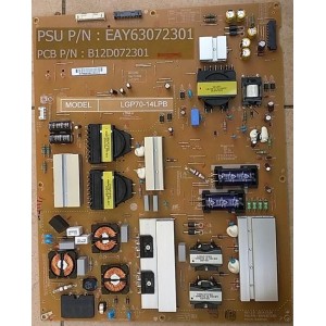 LG 70LB6560 POWER BOARD EAY63072301 B12D072301 LGP70-14LPB