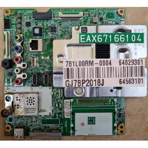 LG 70UJ657T MAIN BOARD EBU64052501 64029301 64563101 EAX67166104