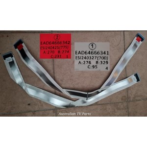 LG 75QNED81TSA FFC CABLES EAD64666342 EAD64666341